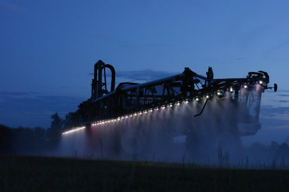 The Solution for Night Crop-Spraying