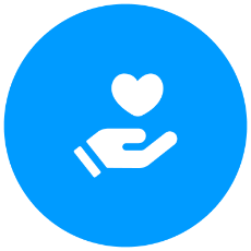 heart in hand icon
