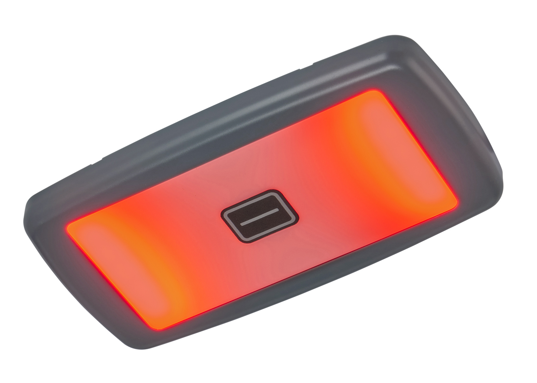 AU.06 Series LED Interior Light Switched and Door Switch - Red/White with Grey Bezel