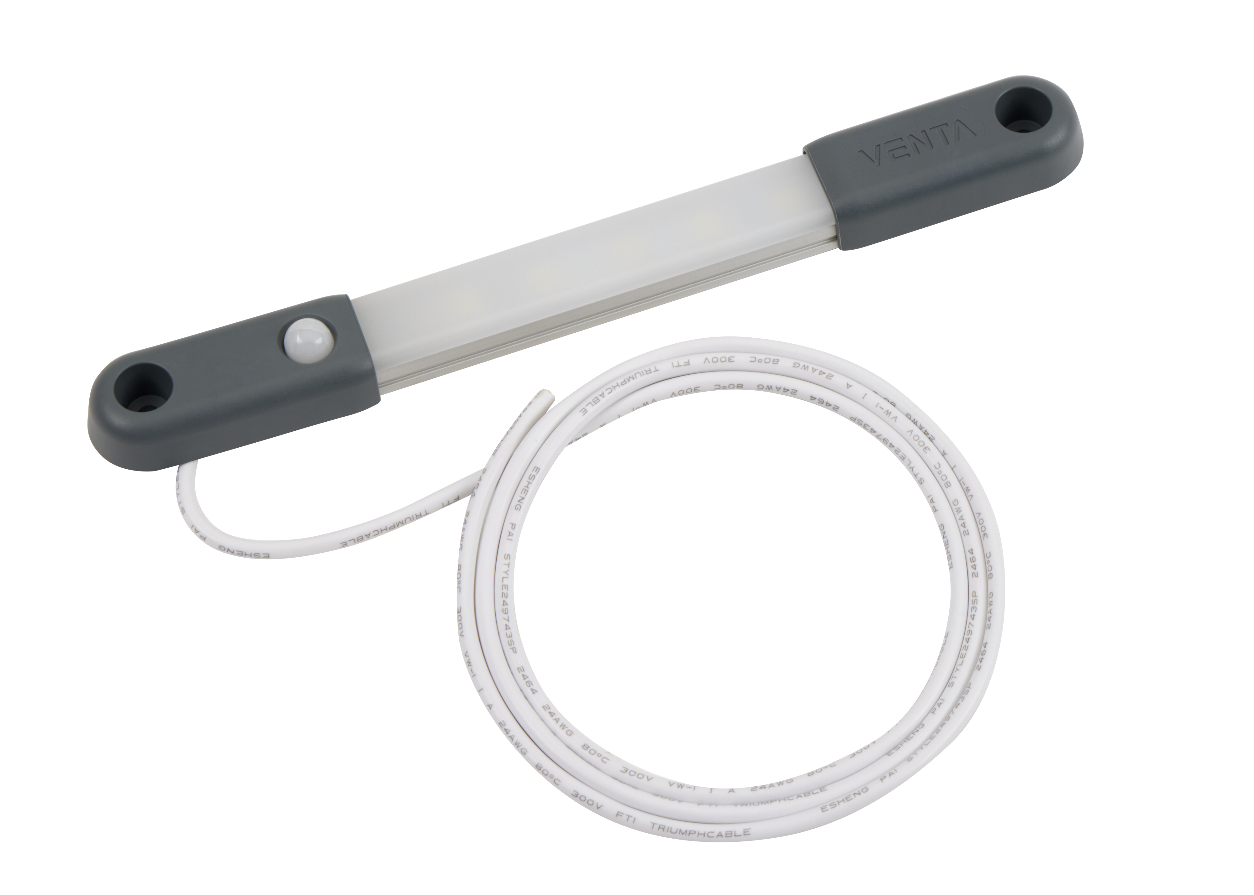 Elvo - Slimline Interior Light with PIR - 150mm, 12V