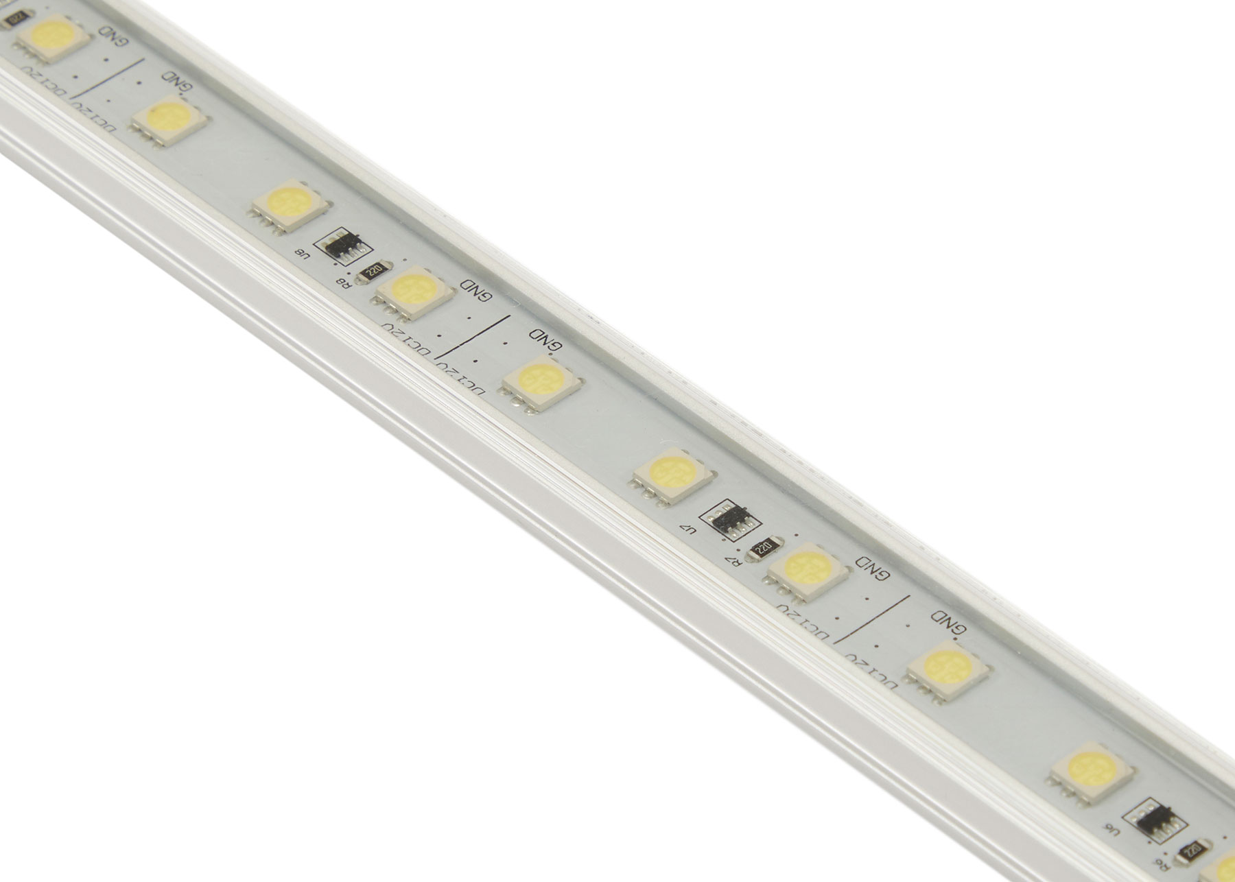 ILP Series High Power Waterproof LED Strip Light - Amber, 200mm