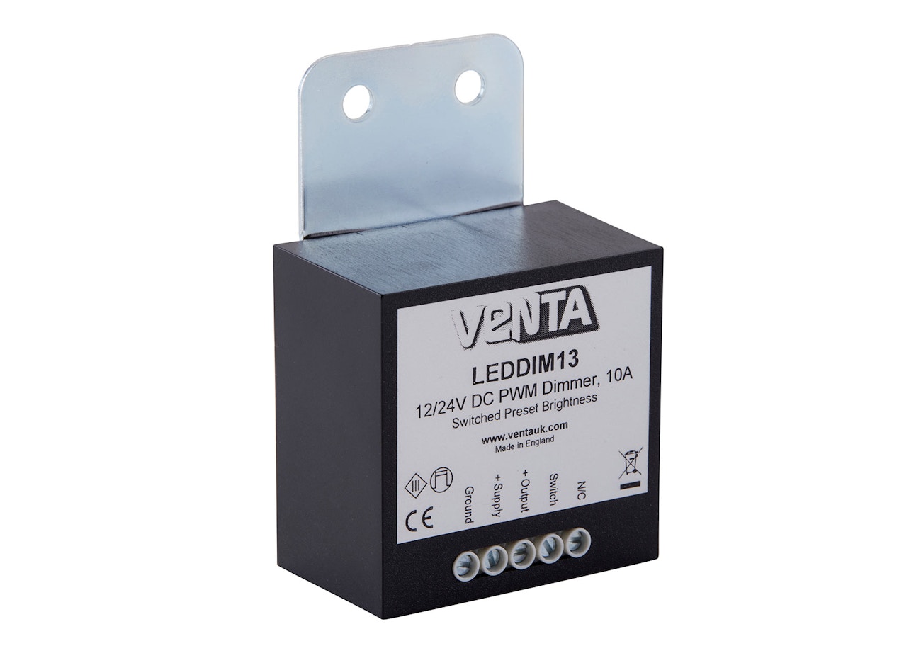 10A Rated PWM LED Dimmer Module, Preset Fixed %