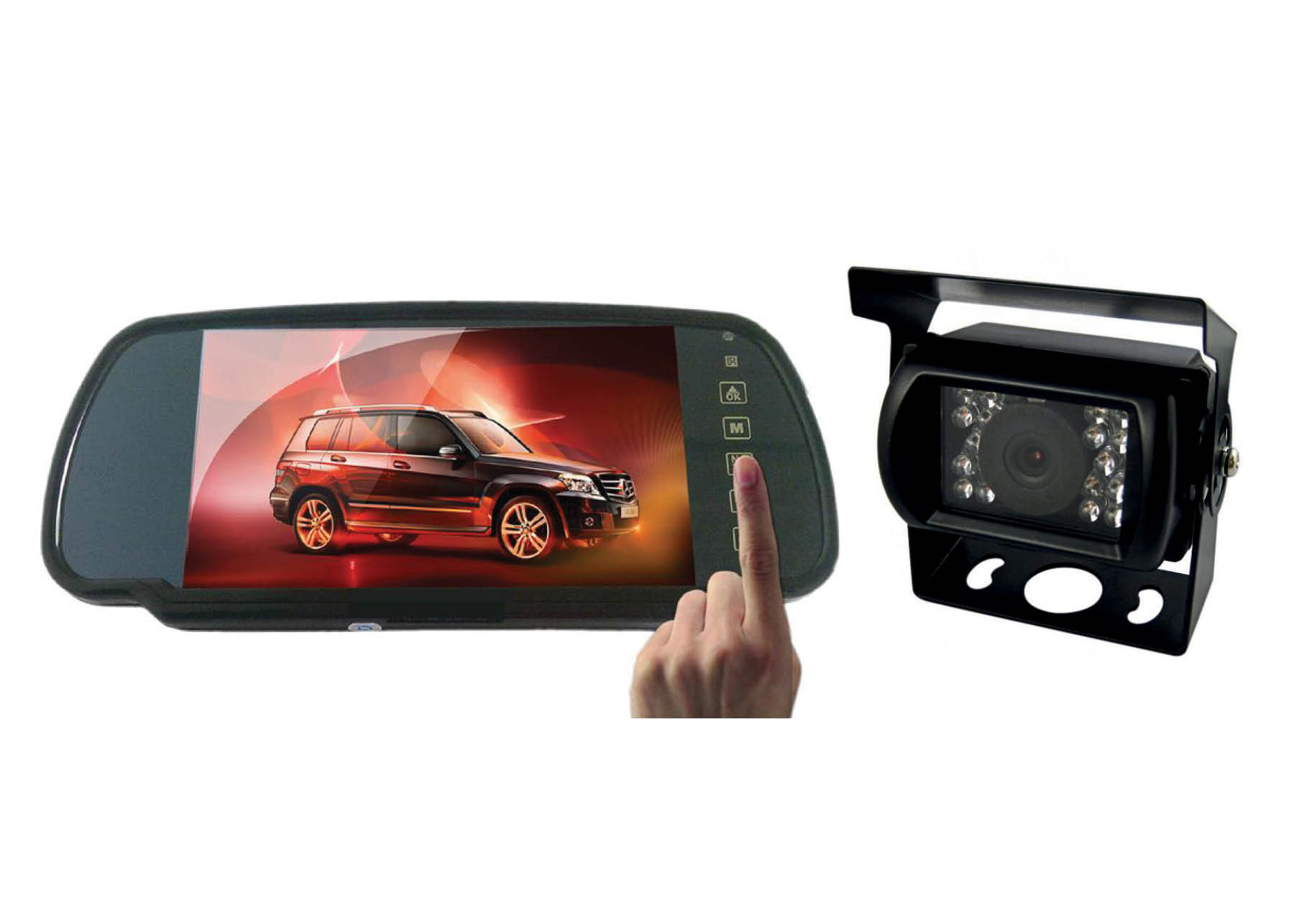 RAC7 Series 7" Touch Screen Reverse Camera Kit
