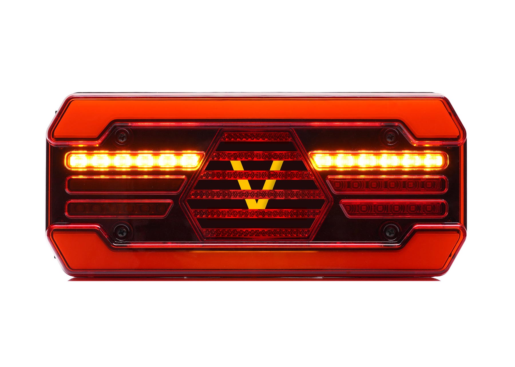RL7626 Branded LED Rigid Vehicle 5-Function Rear Light