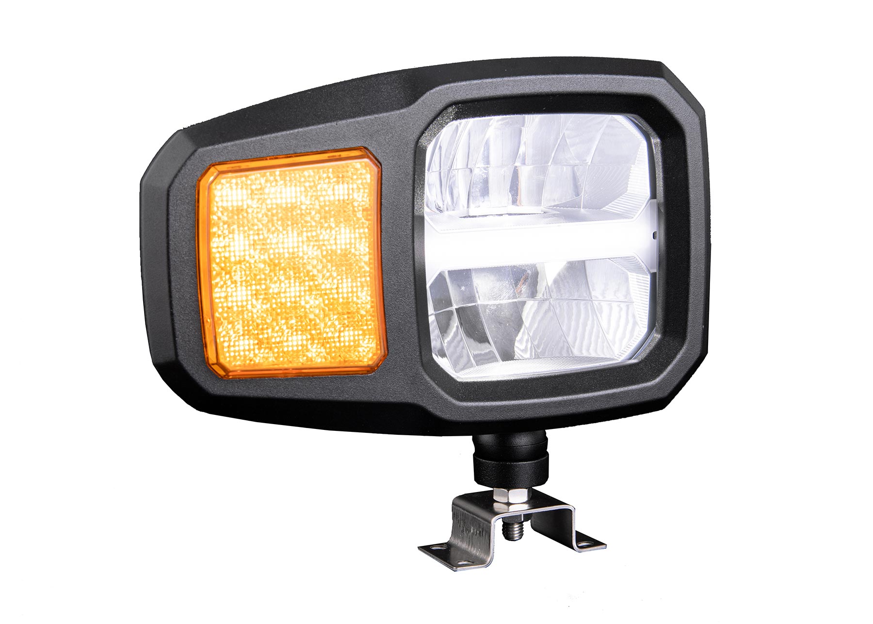 RL15 Series ECE Single Bolt Mount LED Headlight - High Beam / Dipped Beam / Position / Indicator
