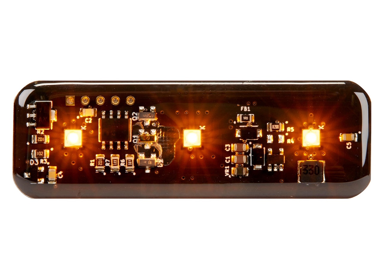 LED-Warnlichtleiste 305x158 R10 R65 Magnet BLK0033