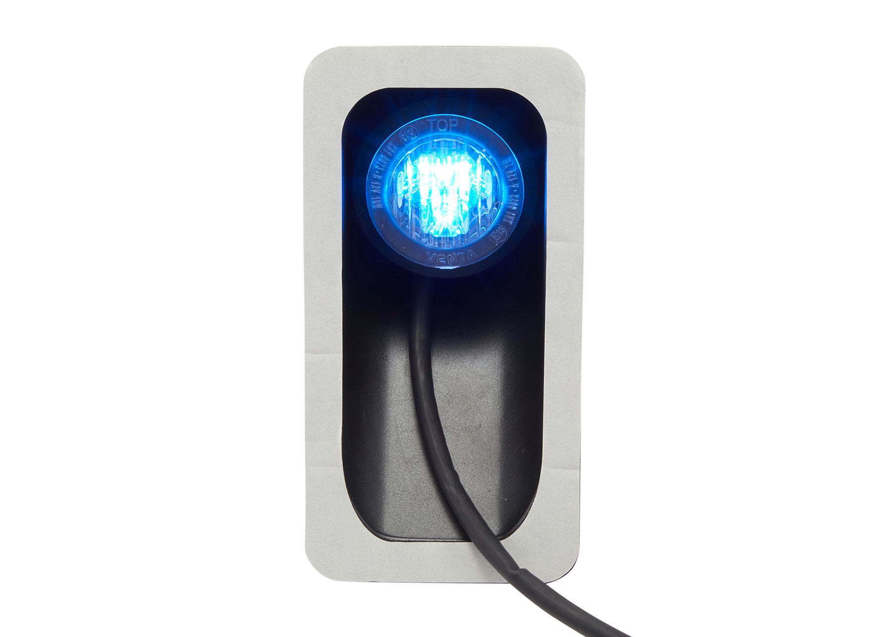 WSVPR Series Compact High Power LED Dashlight - Blue